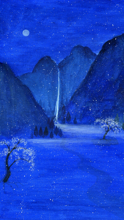 蓝色壁纸