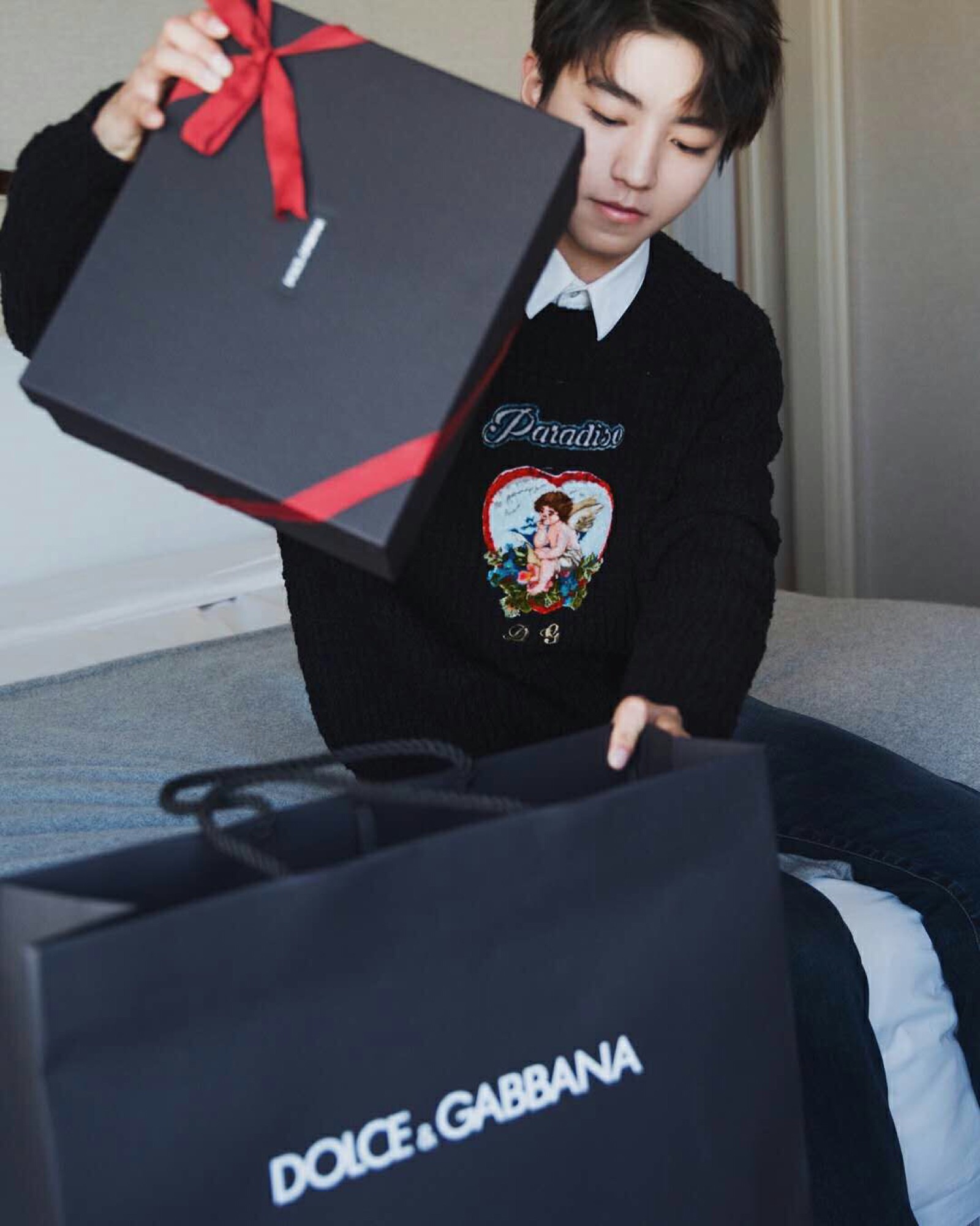 王俊凯#ins##viva la mamma!##dolce&gabbana