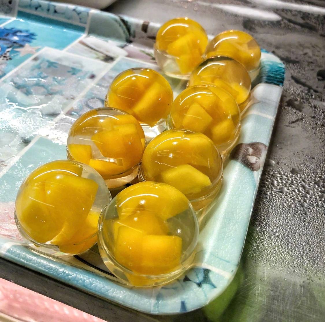 台湾瑞丰夜市美食--qq水果冻