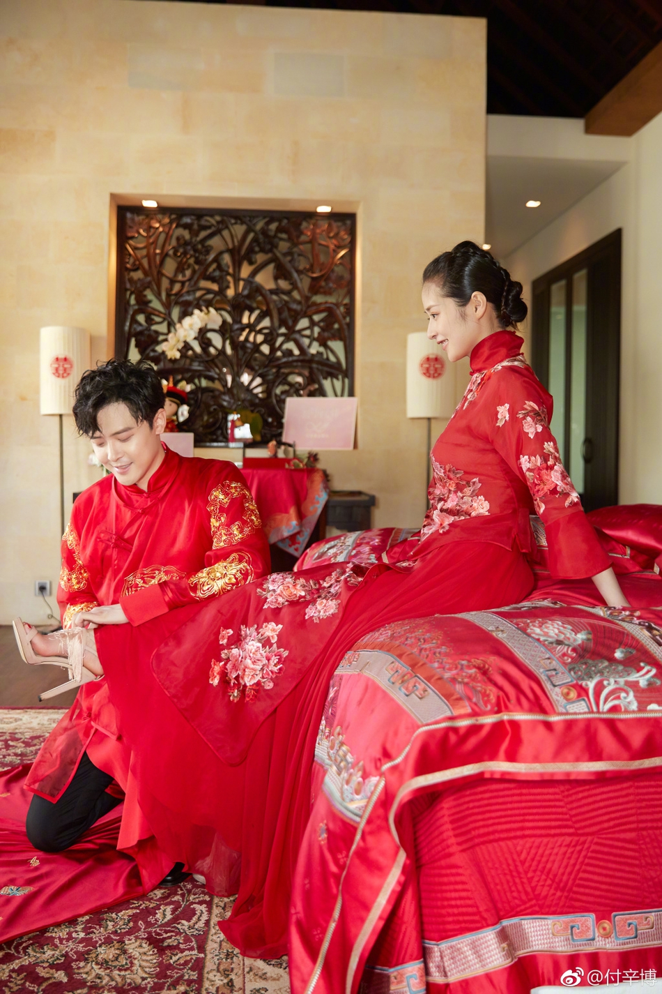 付辛博颖儿婚礼