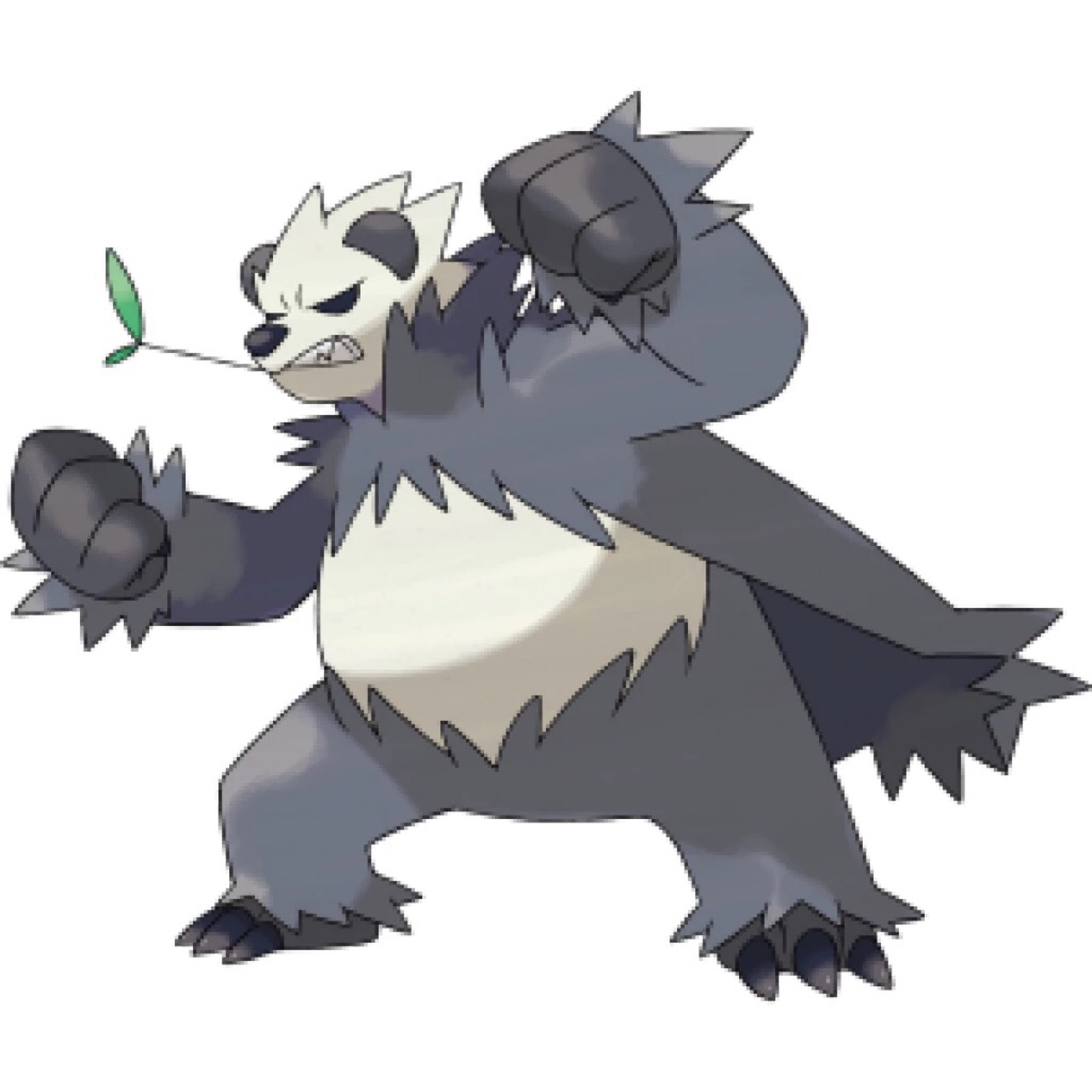 流氓熊猫:格斗 恶系,顽皮熊猫进化型