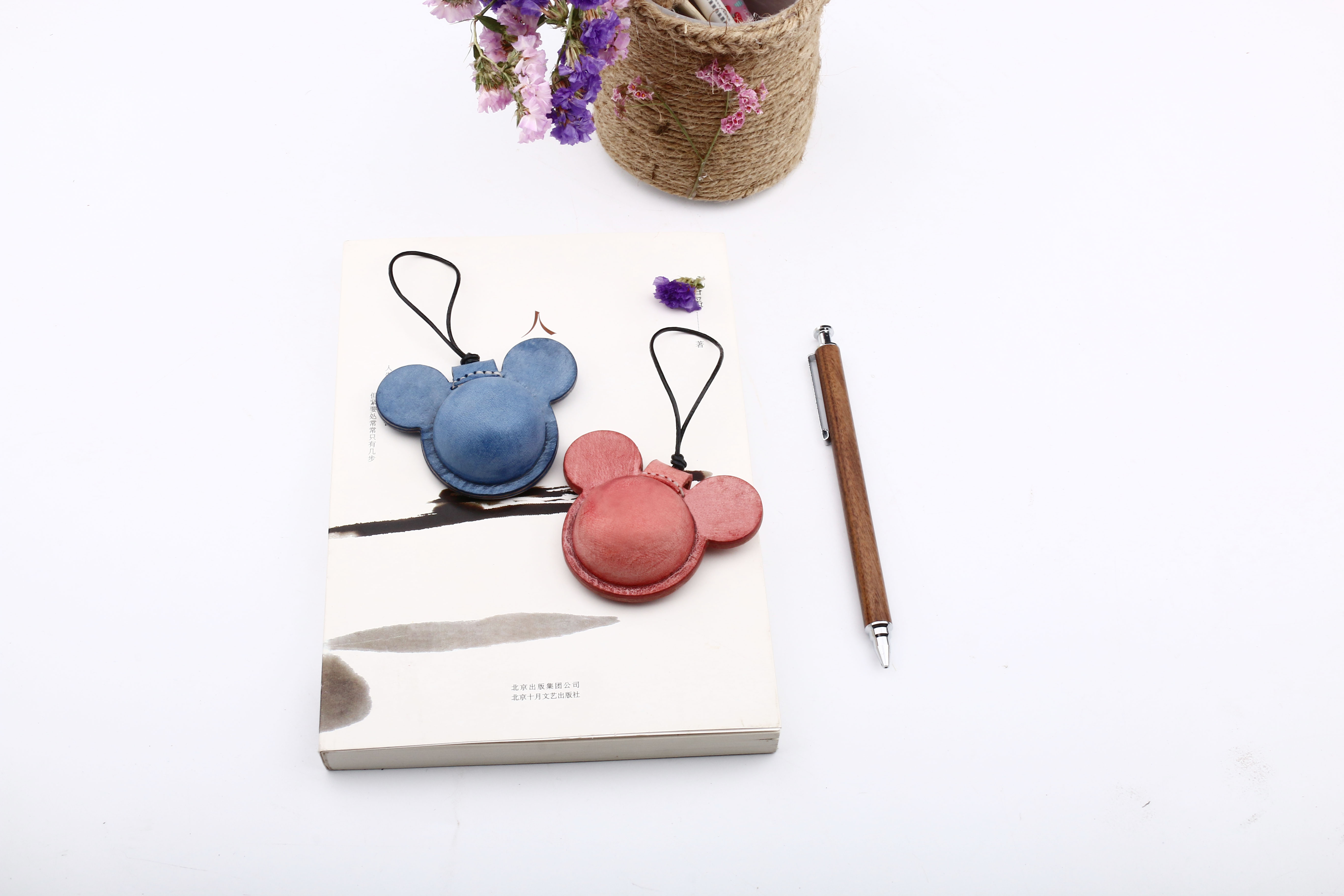 堆糖手工坊 diy手工创意手工手工皮具皮具米奇零钱收纳鲸鱼零钱收纳