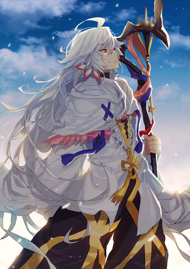 fate/grand order 梅林 绘师:イルレ(pixiv id=1911006) 本作品pixiv