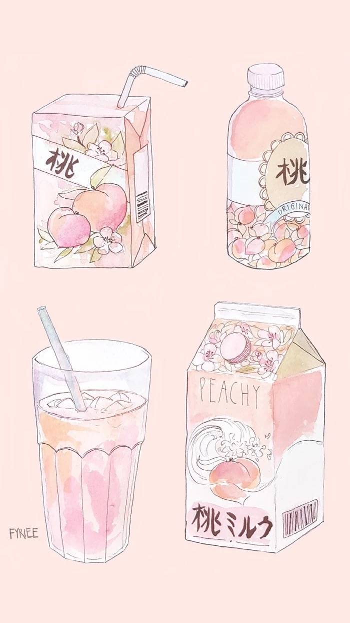 超好看可爱桃子壁纸