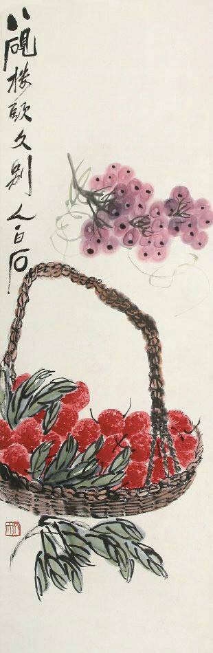 水墨 国画 彩墨 小写意 齐白石 花鸟昆虫 动物 生活
