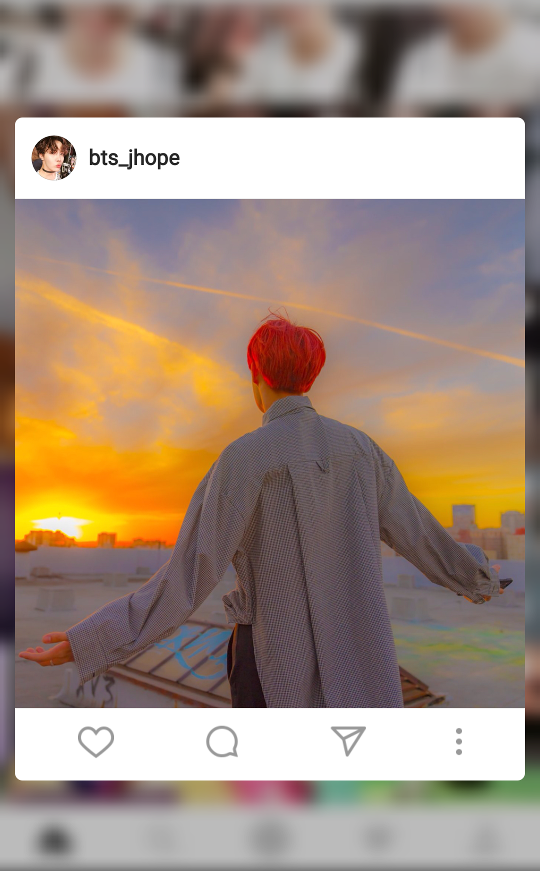 j-hope ins帅照壁纸背景图