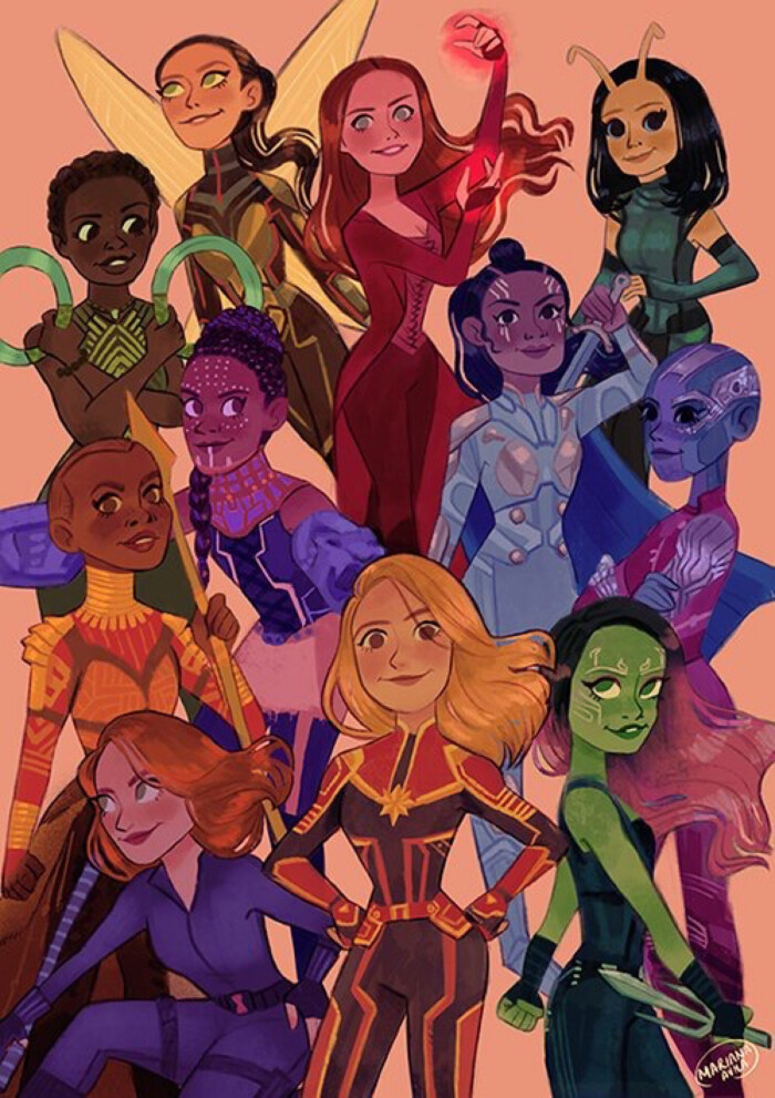 复仇者联盟 漫威mcu宇宙女英雄集结!alex.