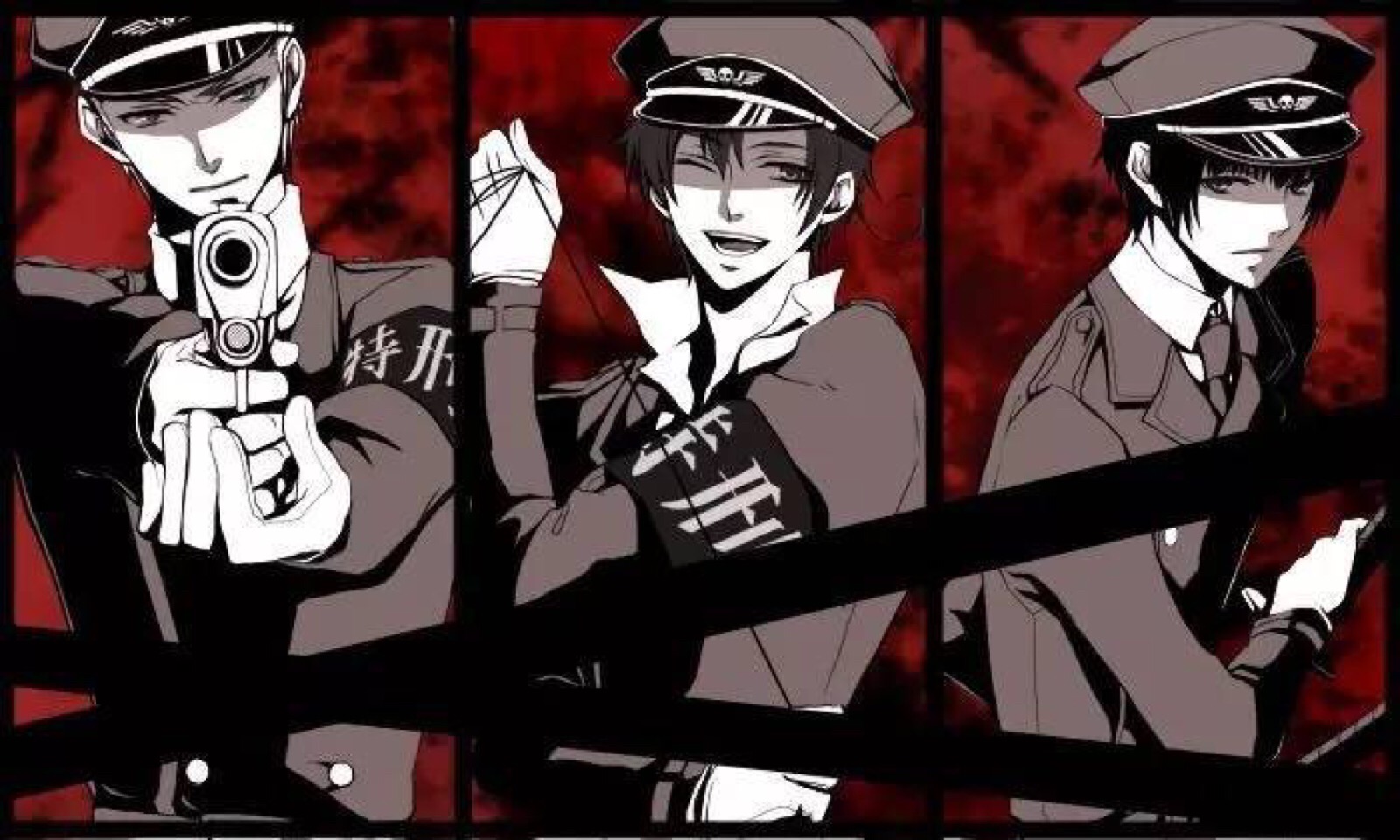 动漫男头 军装