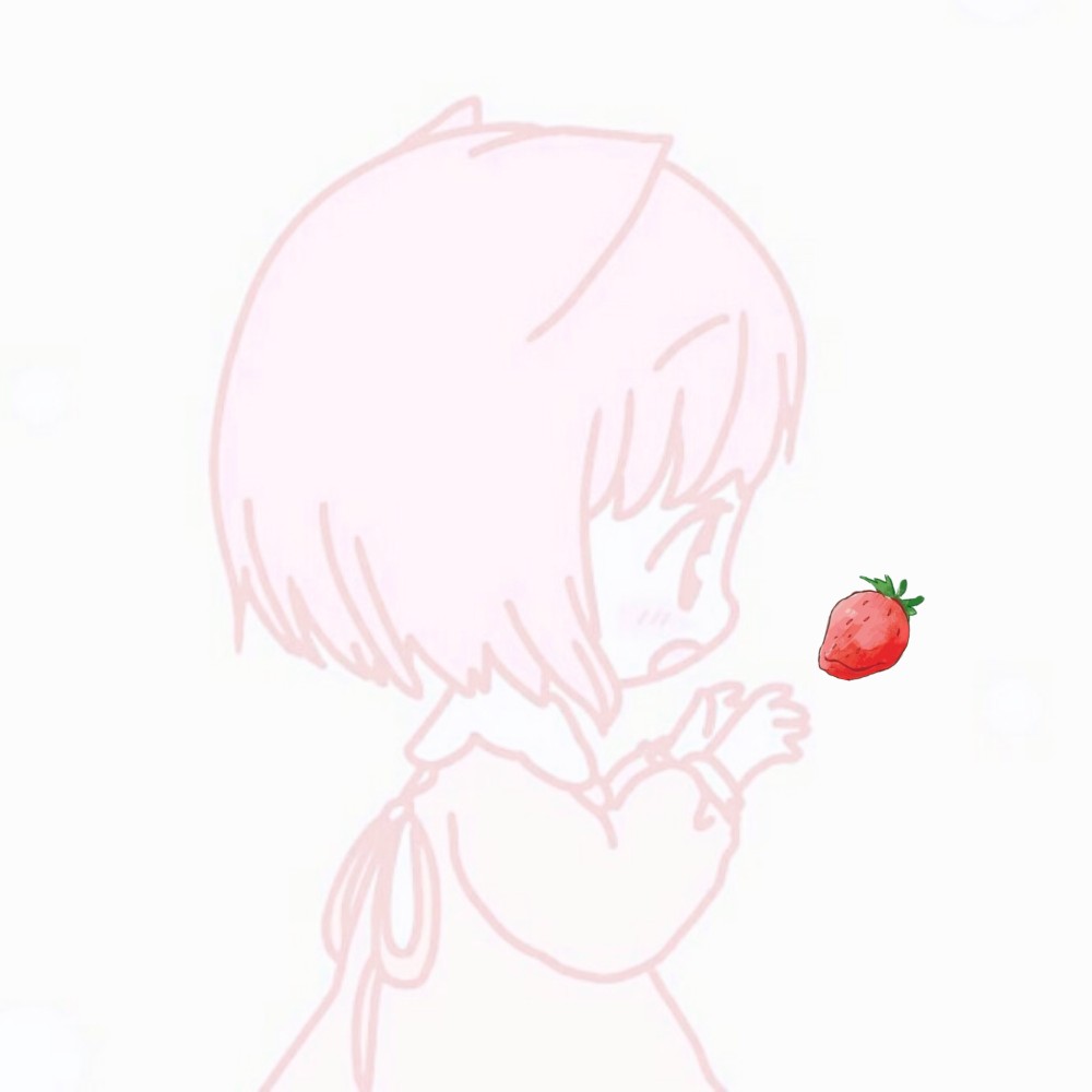 草莓可爱头像小仙女图片