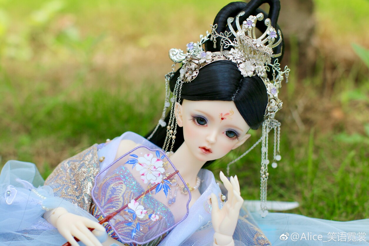 古风美人 sd娃娃 bjd 玩具 人偶 壁纸 萌物