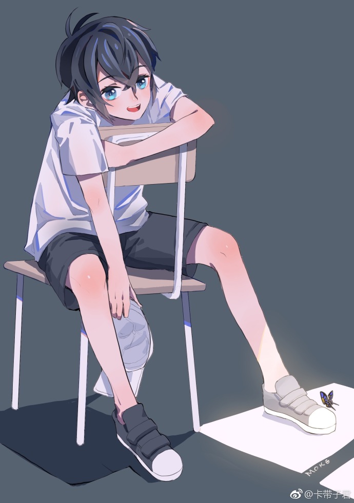 徵羽摩柯 同人画 二次元 少年 虚拟歌姬 插画