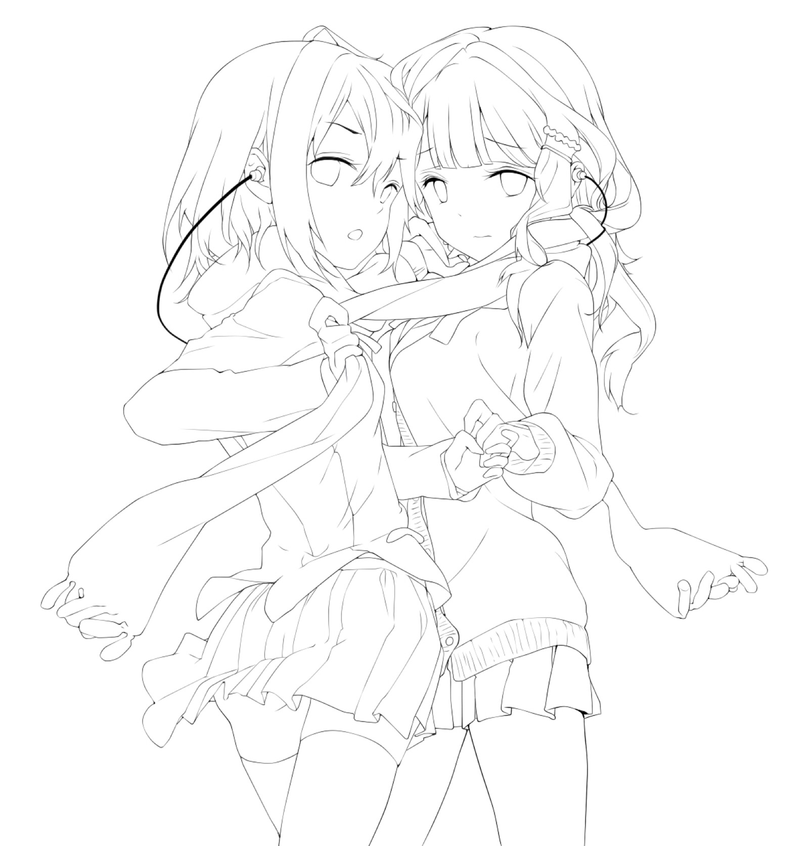 原图 线稿 【动漫】