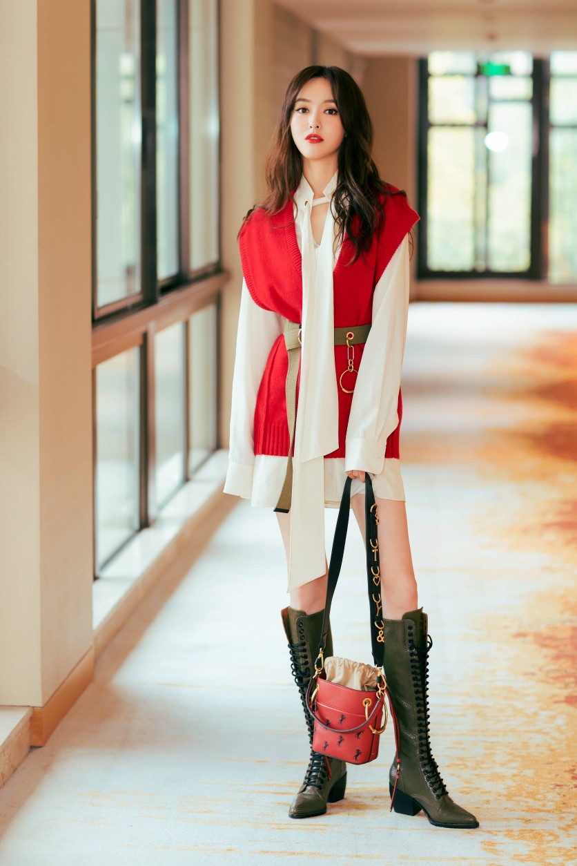 唐嫣chloe西安skp新店开幕仪式