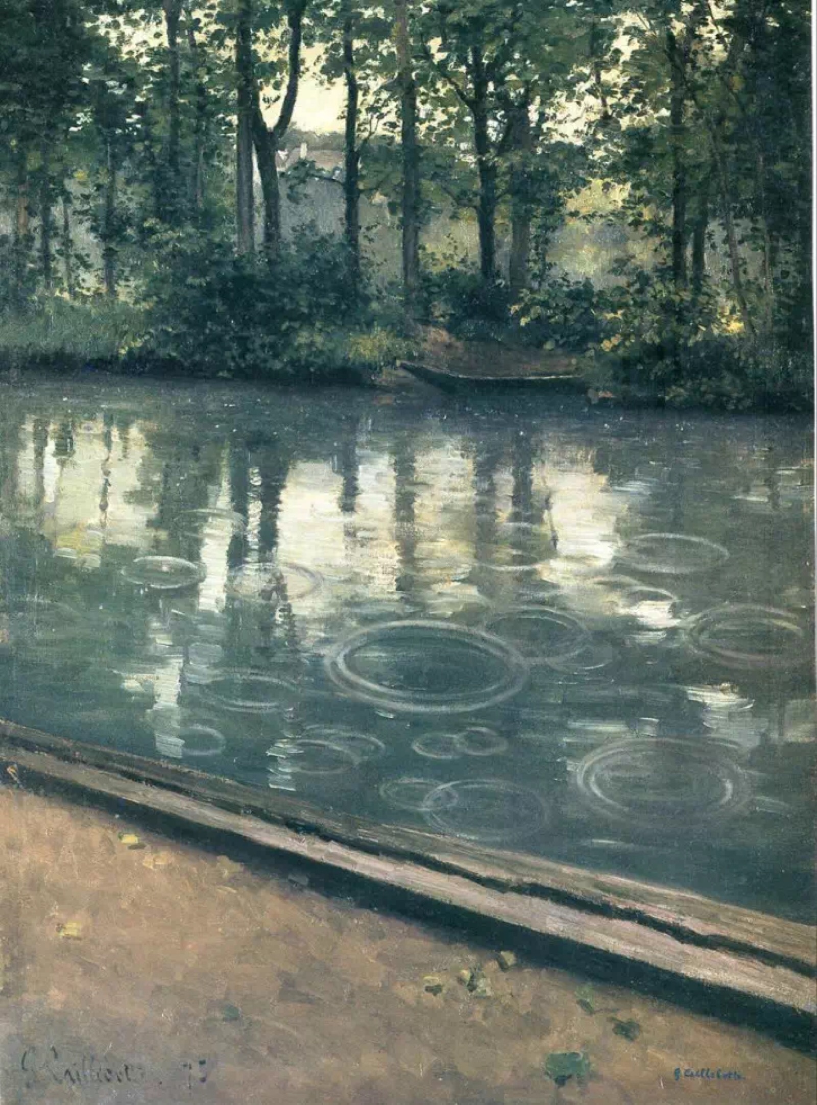 the yerrees,rain gustave caillebotte [法国]