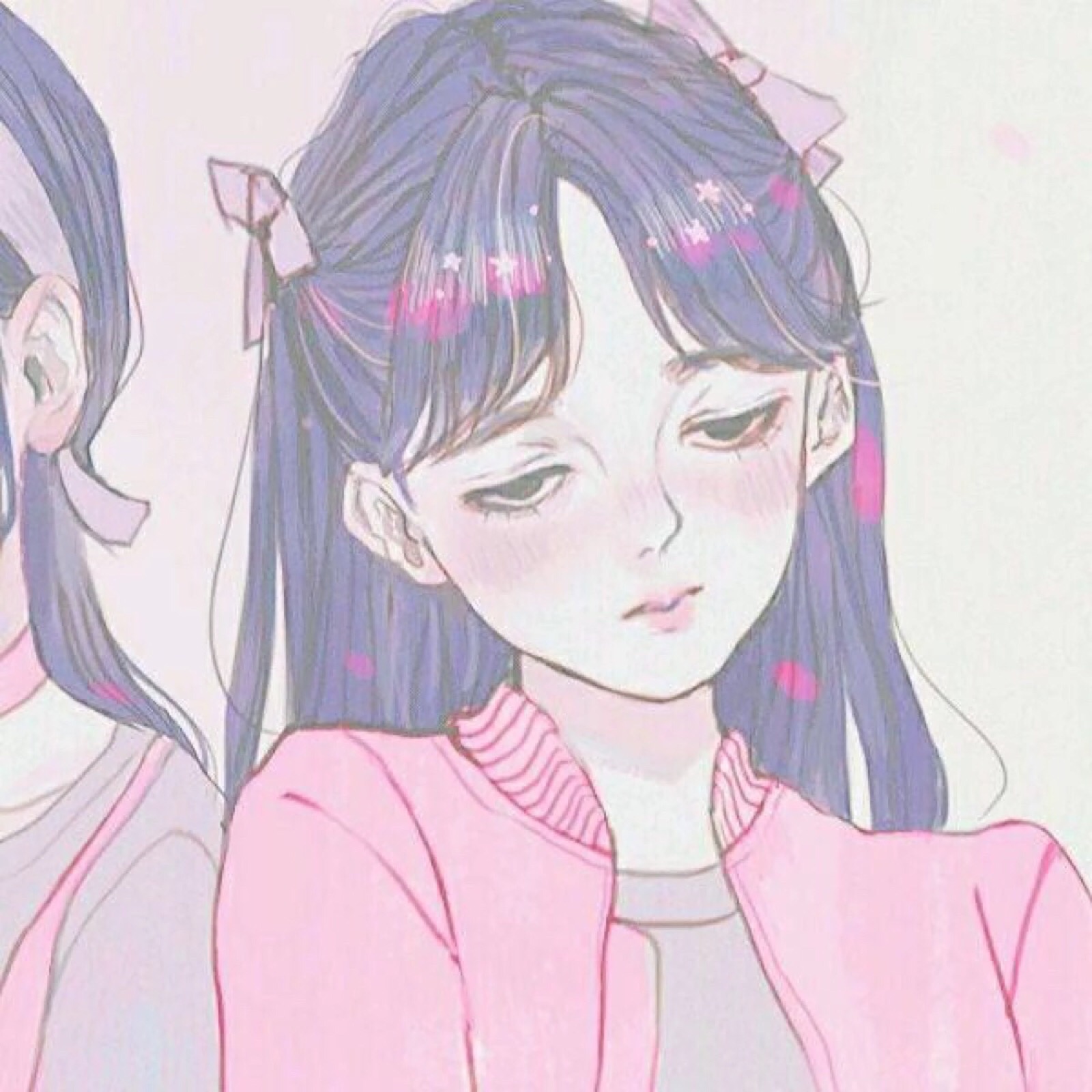 闺蜜头像 简洁 动漫 可爱