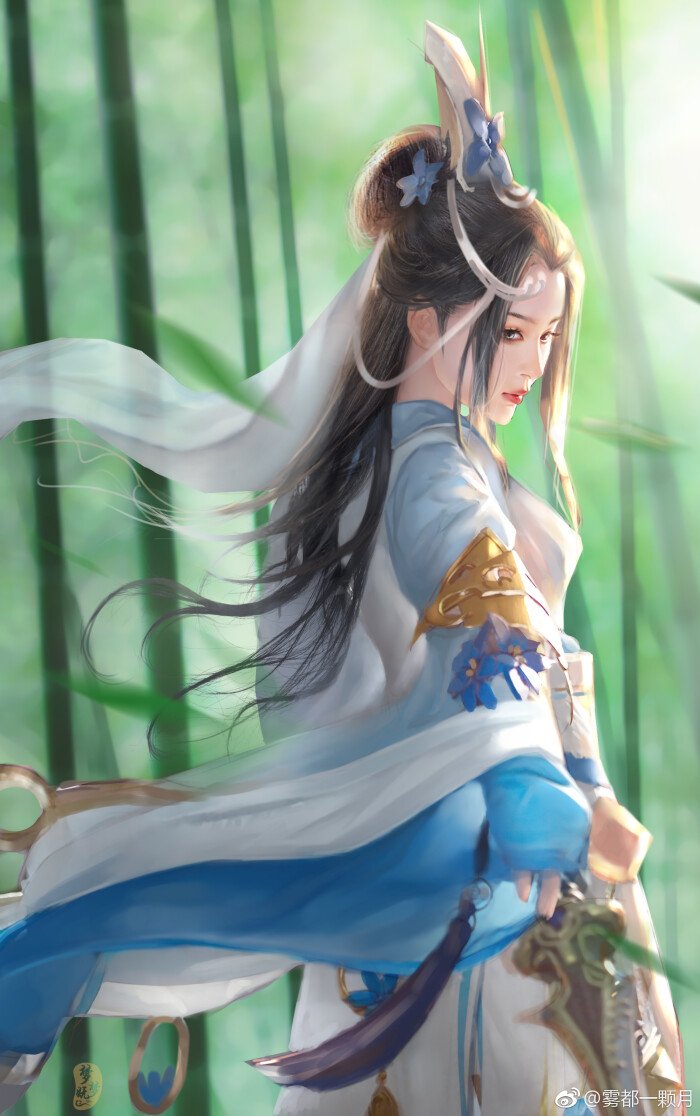 (*^▽^*)剑三,纯阳,道姑画手@雾都一颗月侵删