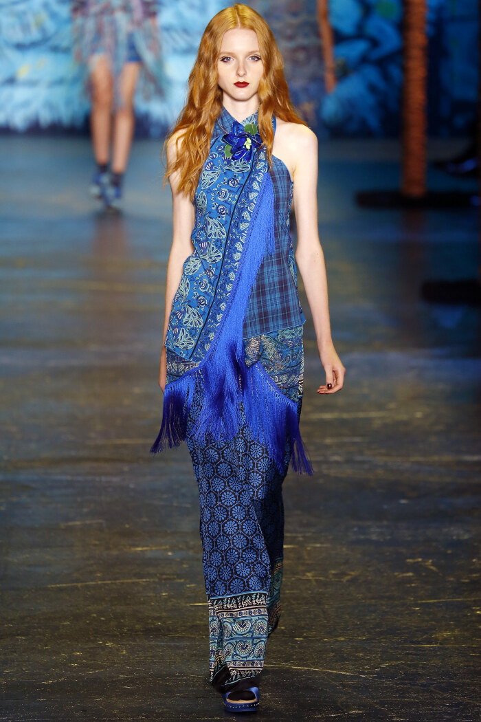 anna sui(安娜苏)纽约时装周2016春夏系列