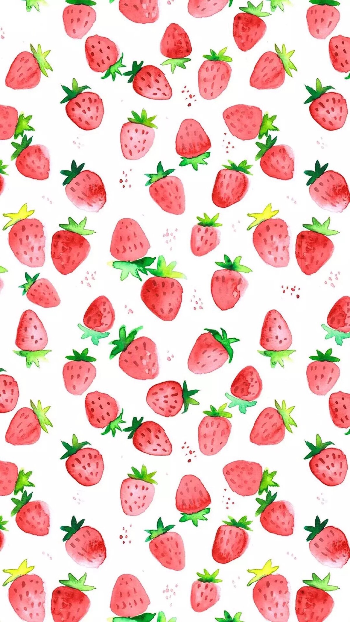 草莓壁纸平铺背景