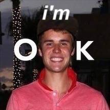 「萌系搞怪头像 表情包」贾斯汀比伯 im ok.