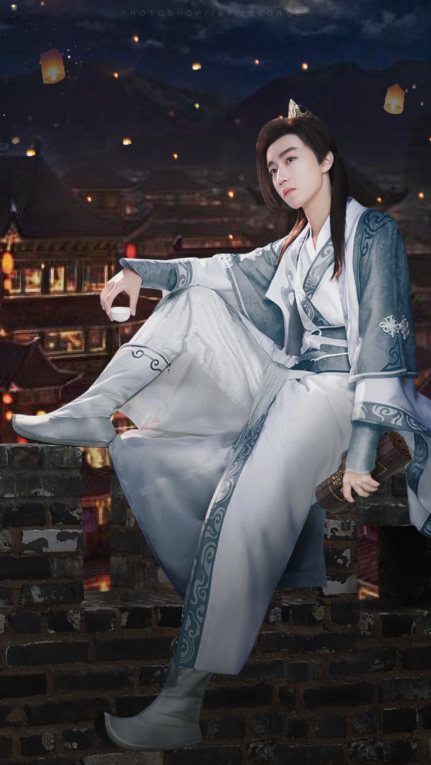 王俊凯x诛仙手游—饰:逐霜x饭修cr:logo