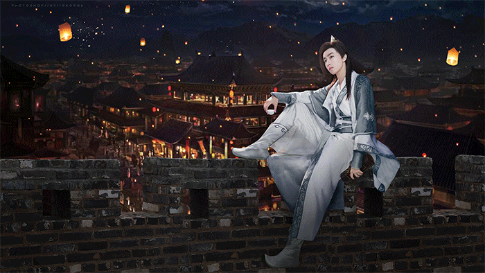 王俊凯x诛仙手游—饰:逐霜x饭修cr:logo