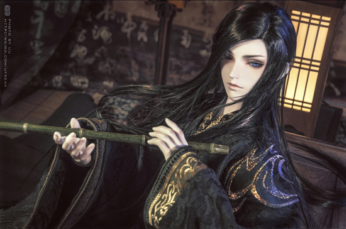 古风妖孽 美男 sd娃娃 bjd 玩具 人偶 壁纸 萌物