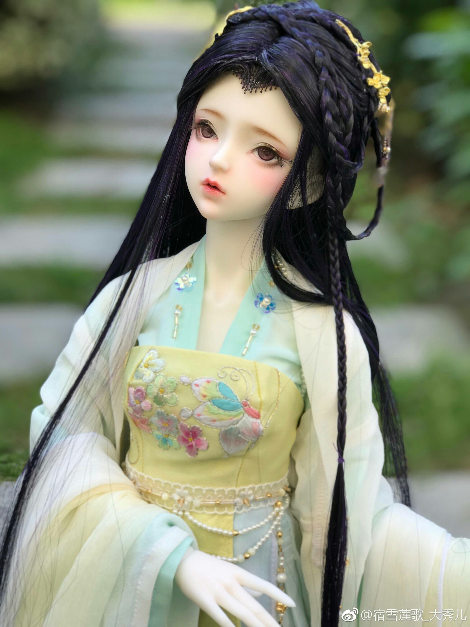 古风美人 sd娃娃 bjd 玩具 人偶 壁纸 萌物