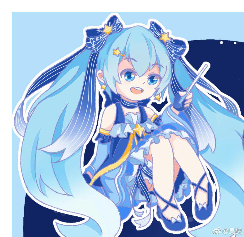 初音套图9张‖snow miku 雪miku 雪初音 雪未来 雪ミク 画师:昊猊
