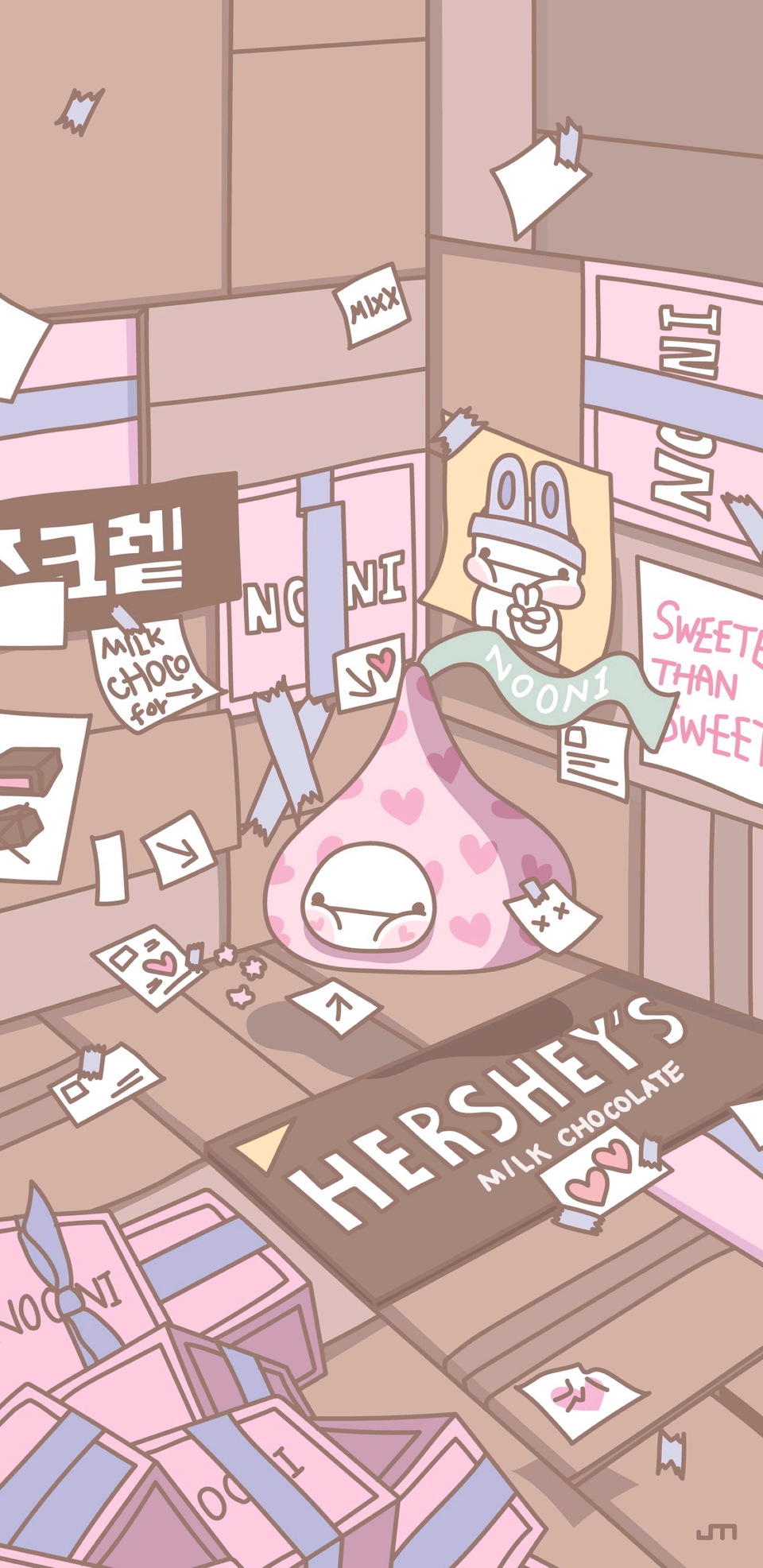 动画.可爱.韩国风.文字.少女心.壁纸