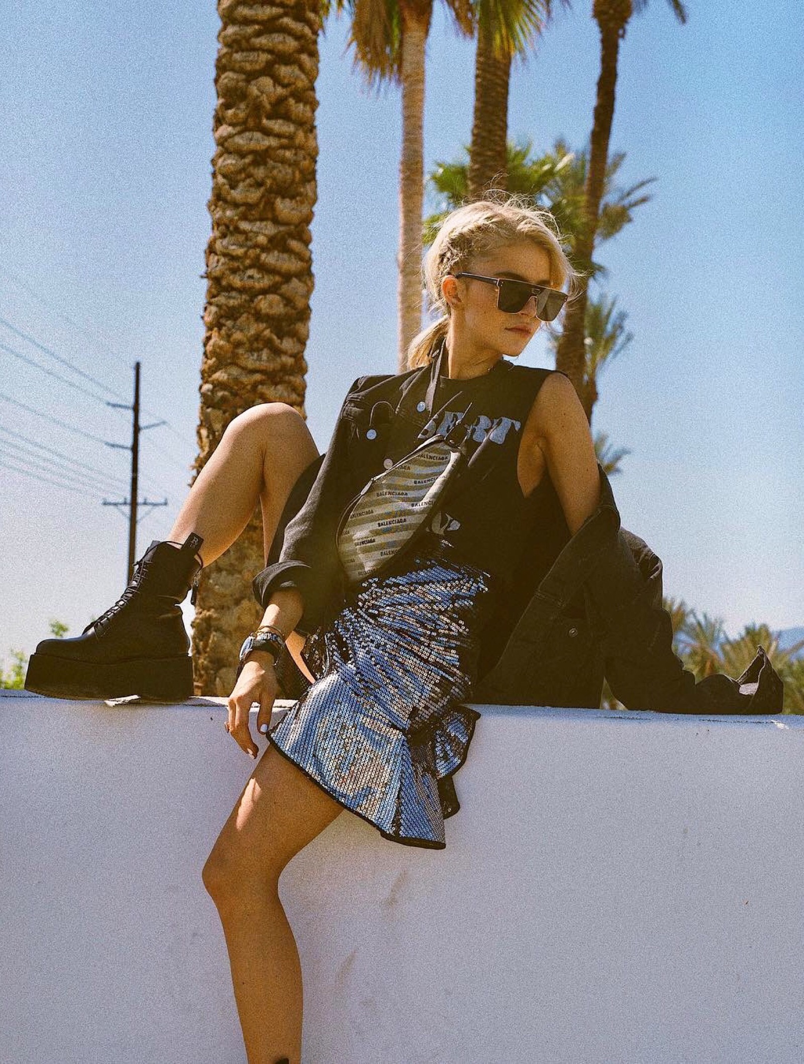 西班牙时尚博主caroline daur 街拍 时尚搭配 欧美风