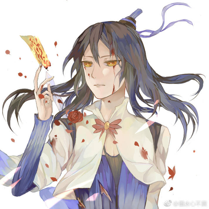 二次元 古风 少年 耽美 头像 我家大师兄脑子有坑漫画同人图 图源水印