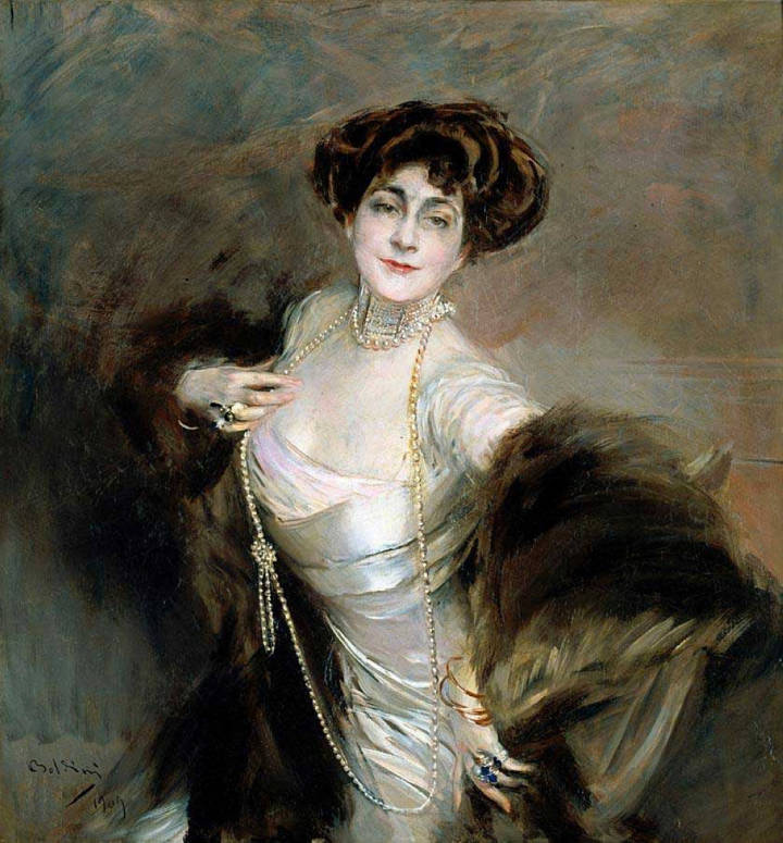 [cp] 古典艺术  印象派 上世纪初的优雅贵妇们 by giovanni boldini