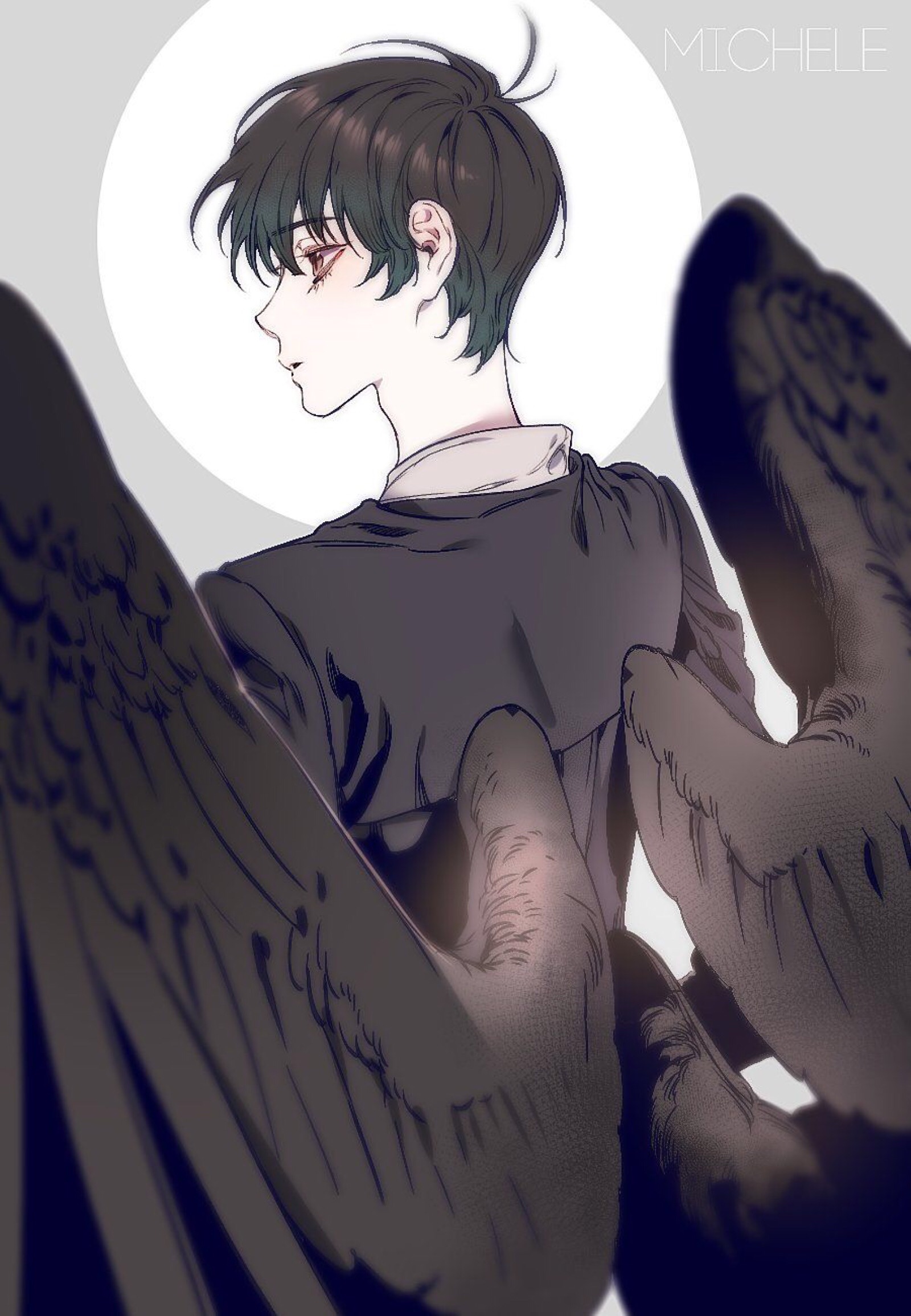 韩国画师enaa97的一组作品.