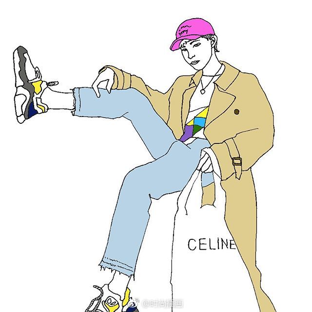 co.jp 潮牌人物插画