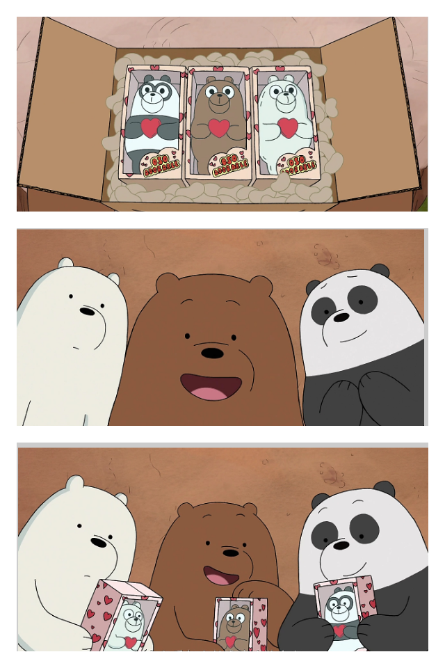 自制 动漫 拼图 咱们裸熊