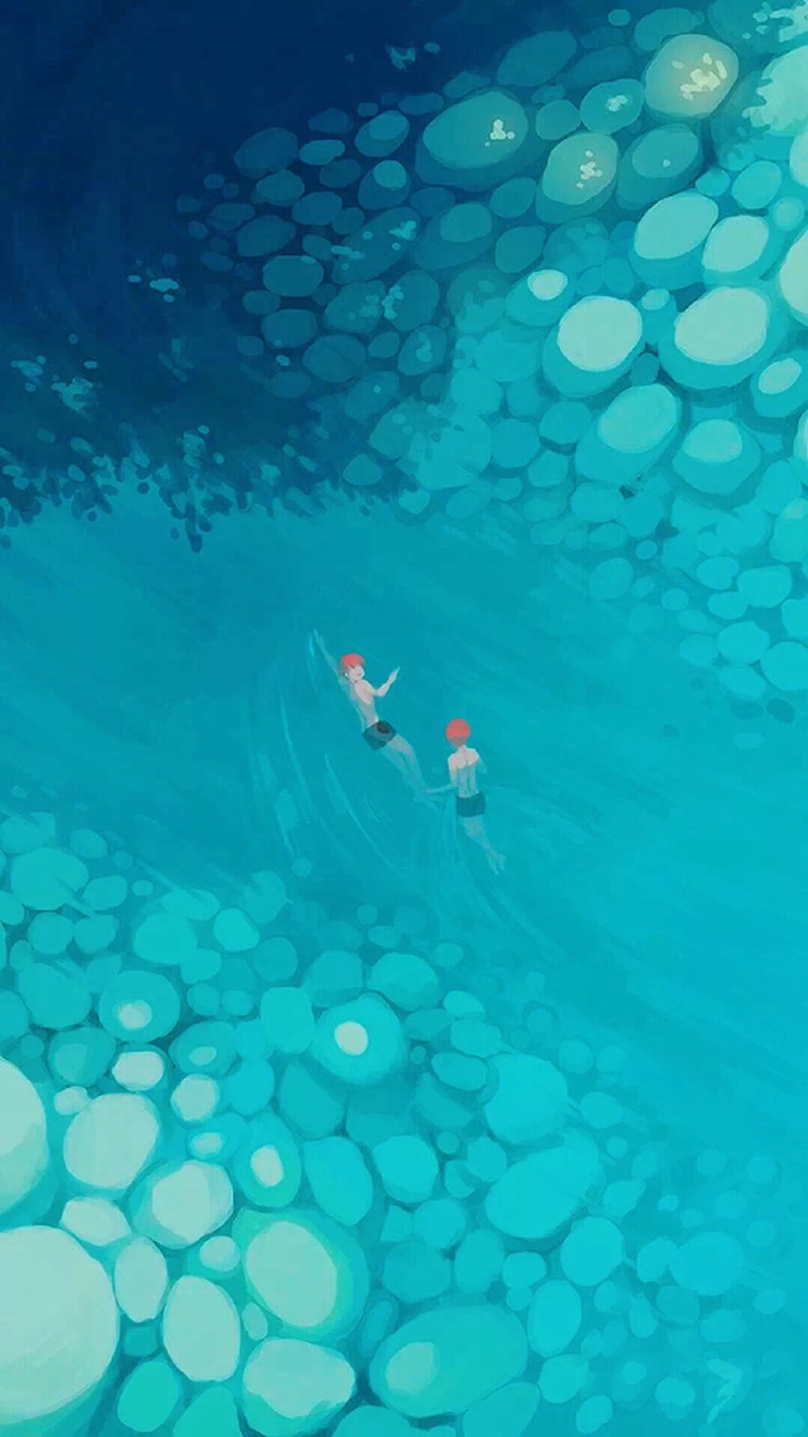 夏日清凉壁纸.夏天颜色.