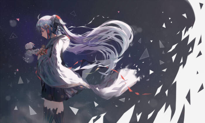 初音未来『2018雪miku』画师:nsmk