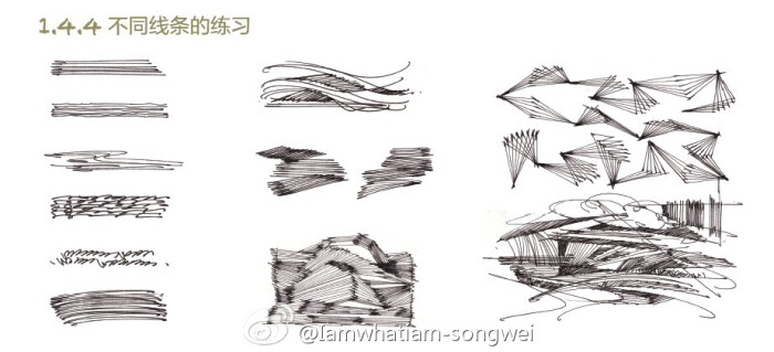 【整理的一组钢笔画/马克笔手绘的入门教程(1)】工具,线条和对体积与