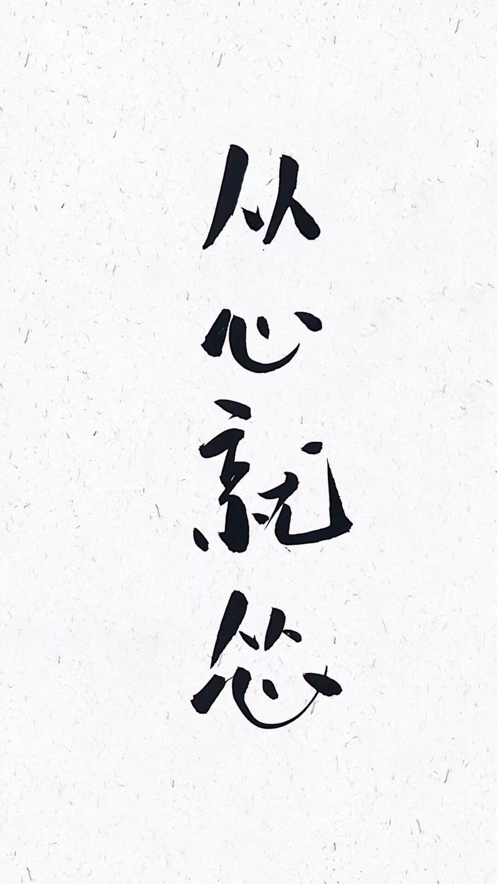 心无杂念每一个轮廓都有出处这是对每天最好的态度
