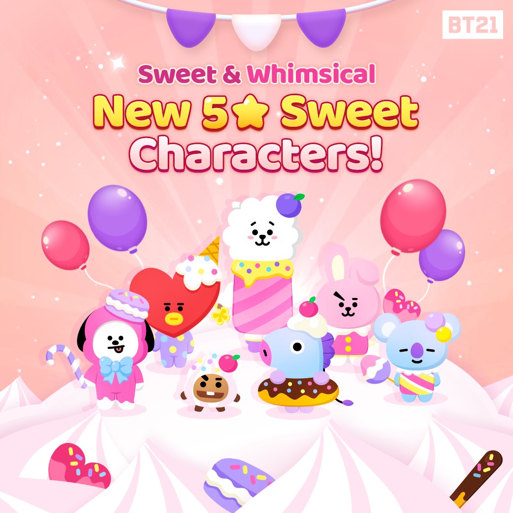 bt21 van koya rj shooky mang chimmy tata cooky