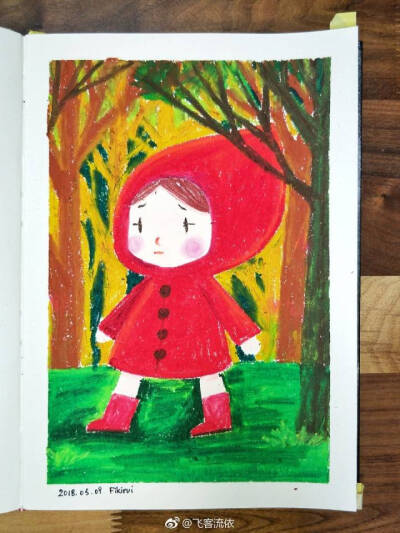 蜡笔画