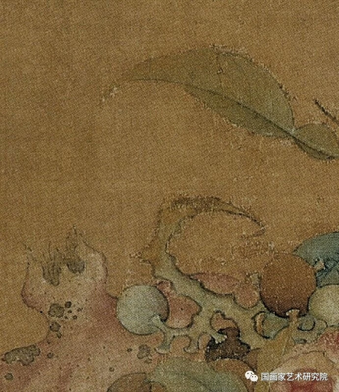 南宋 鲁宗贵 吉祥多子图 绢本设色 24x 25.8 cm 美国波士顿美术馆藏