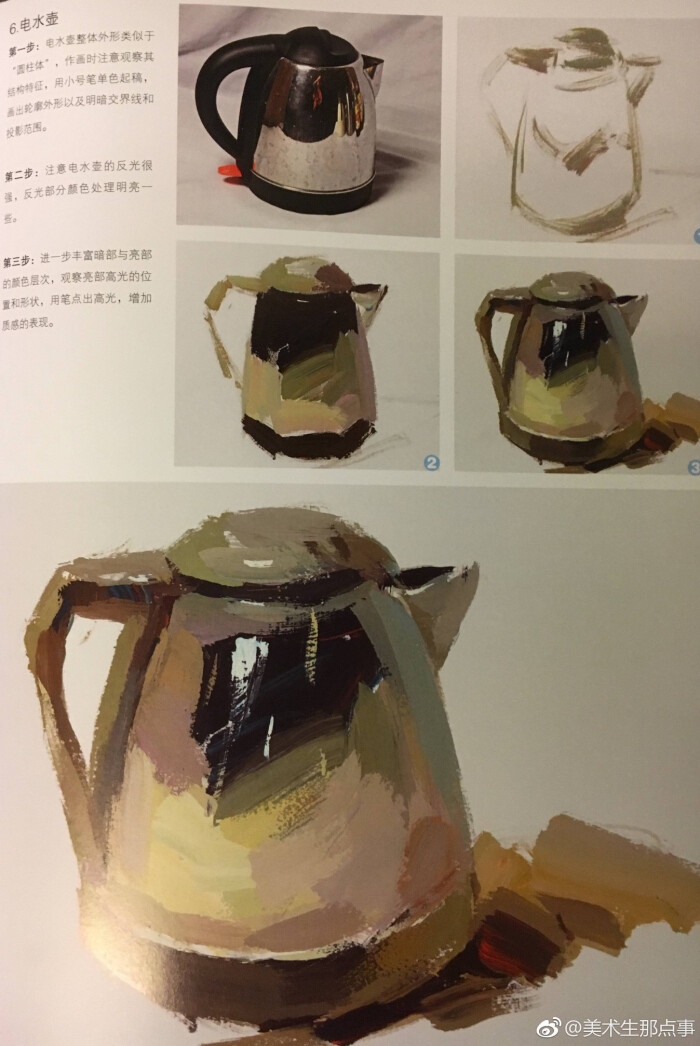 色彩静物局部练习推荐画册:色彩单体汇