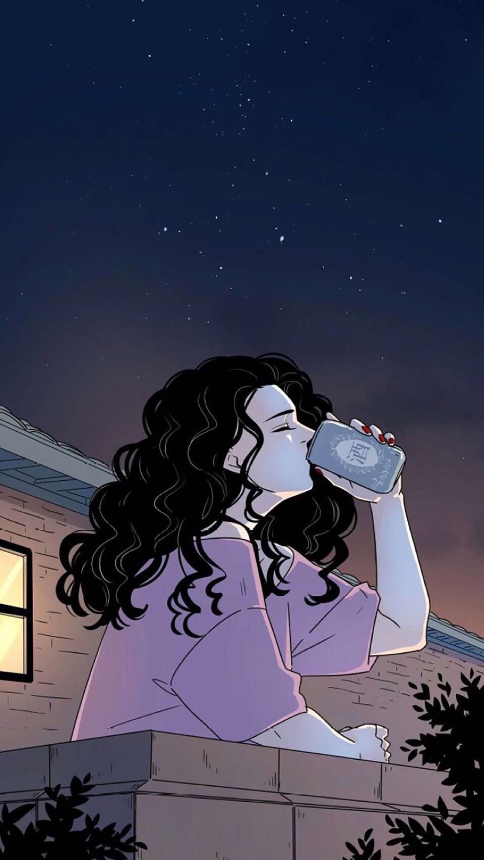 壁纸 动漫 简约 男女-堆糖,美好生活研究所