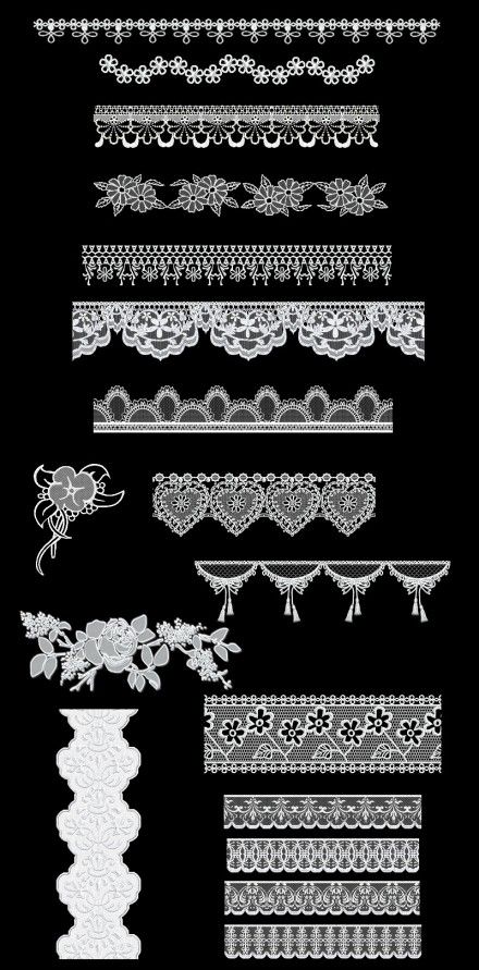 蕾丝的画法集合^0