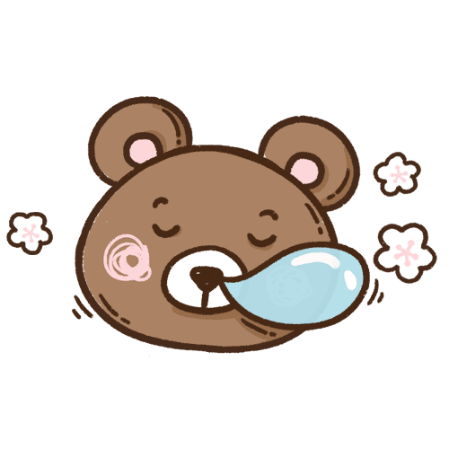 春天の小熊 免扣png贴纸