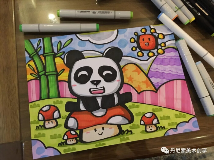 马克笔,水彩笔作品
