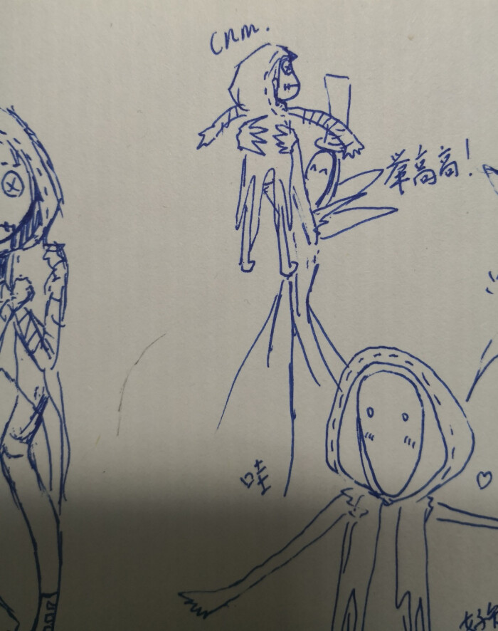 第五人格#杰克#佣兵#杰佣#奈布萨贝达#手绘#上色#马克笔