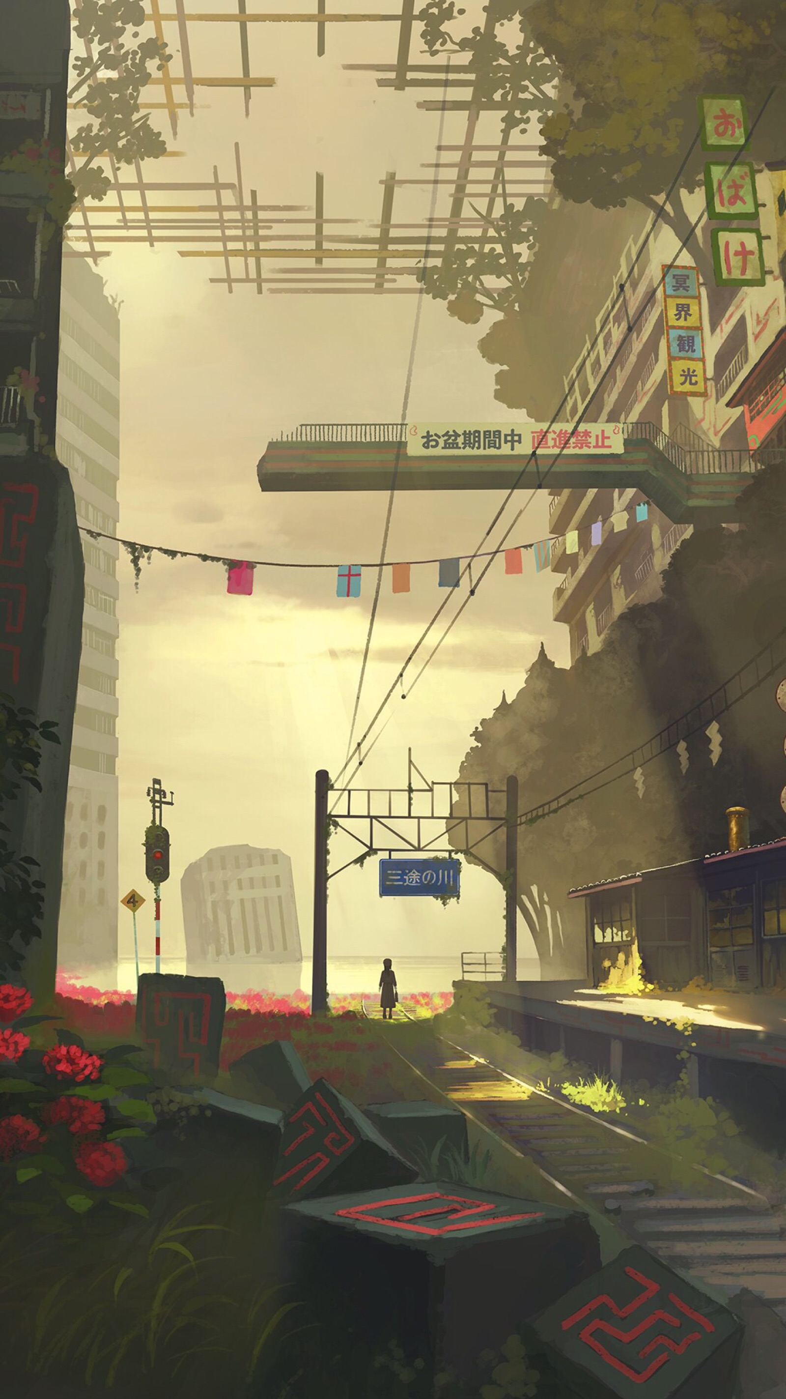 日本插画师dora作品:终点站