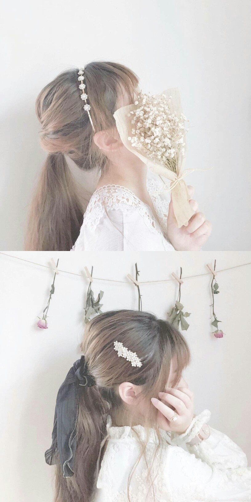 森系编发 ins:mikuri._.